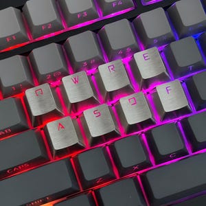 メカニカルキーボード用カスタムメタルキーキャップ - Cherry MXキーボード用メタルソリッドテーマキーキャップセット