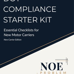 DOT-efterlevnadsstartpaket för ägare och förare | FMCSA-guide (digital nedladdning)