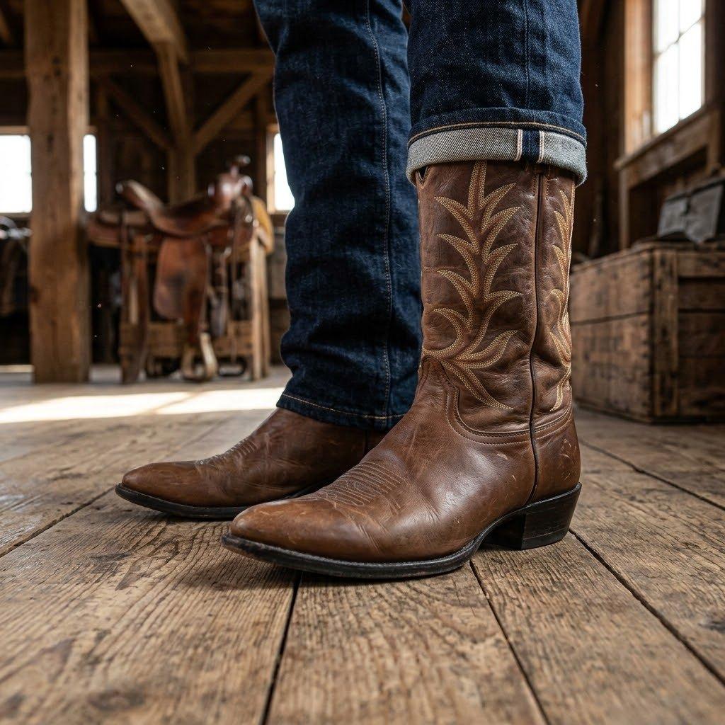 Flame Cowboy Boots - Etsy