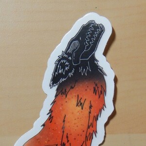 Howling Red: Sticker