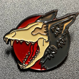 Wolf Skull Pin