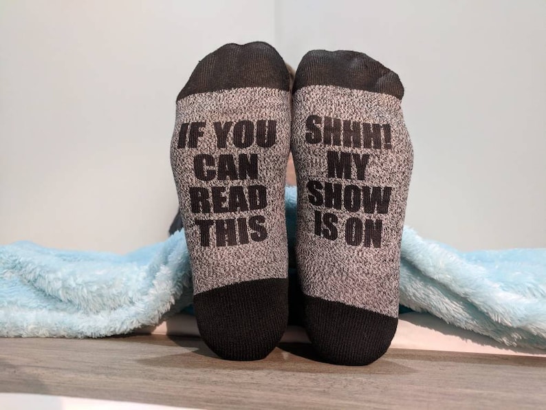 personalized socks funny socks Custom Socks Women/'s Gift Idea Set of 4-If You Can Read This rub my feet wine socks bring me wine