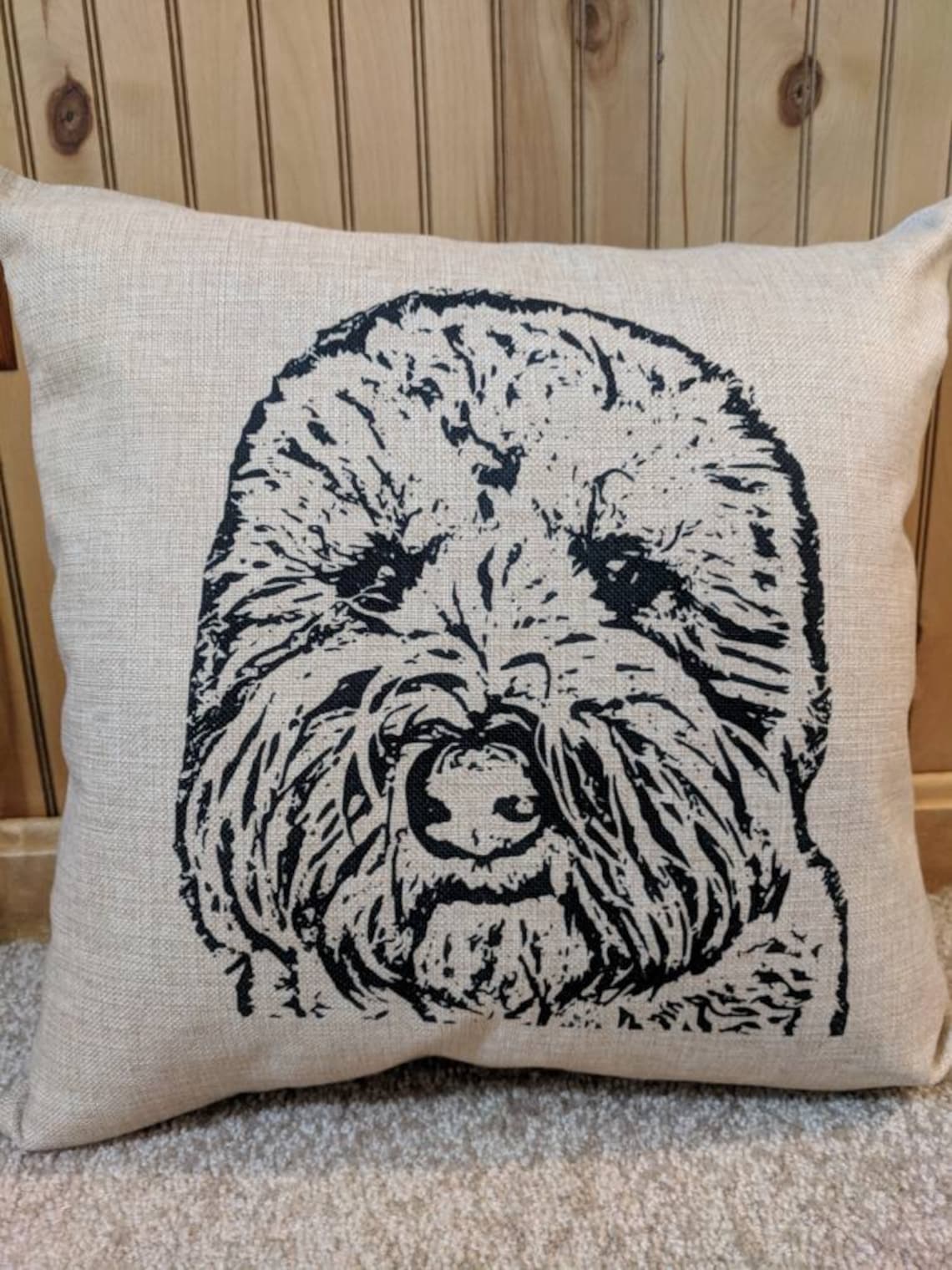 Custom Dog Pillow Custom Dog Gifts Pet Pillow Personalized Etsy