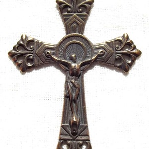 Catholic Rosary Double Nimbus Crucifix Parts Supplies
