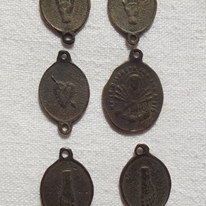 Set of the 5 Wounds Chaplet Passion of Christ Catholic Medals