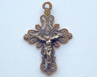 Kleine elegante kruisbeeld ketting armband katholieke sieraden rozenkrans onderdelen benodigdheden