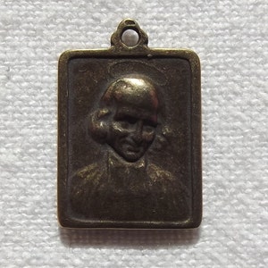 Bronze St. John Vianney and St Philomena Medal VP751