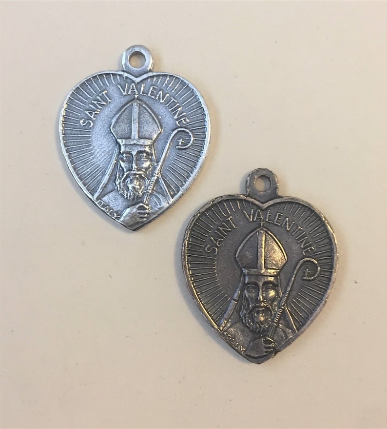 St. Valentine Medal Saint Valentine Valentine's Day - Etsy
