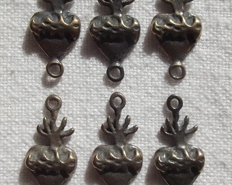 Pulsera de joyería con medallones del Sagrado Corazón (juego de 6)