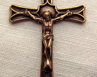 Bronze Crucifix Elegant