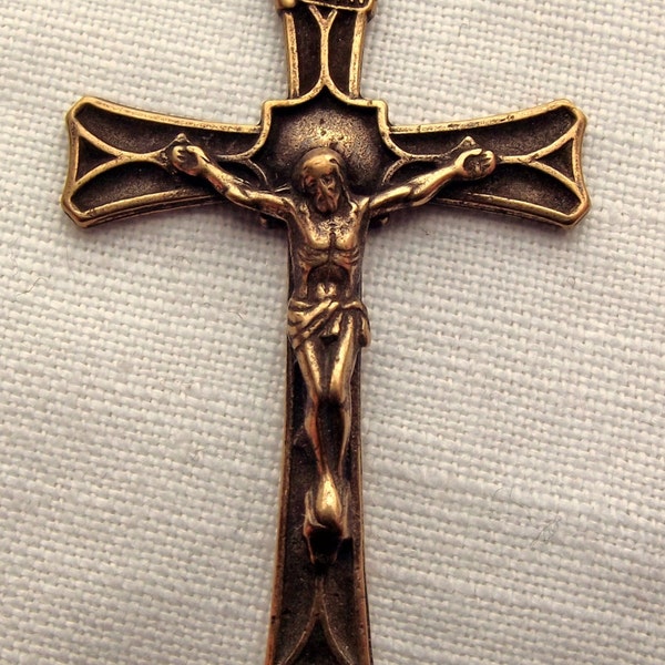 Bronze Crucifix Elegant
