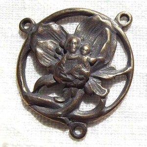 Saint St. Joseph Rosary Centerpiece Center Supplies Parts