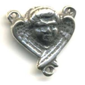 Angel Rosary Centerpiece Parts Supplies Center Medal
