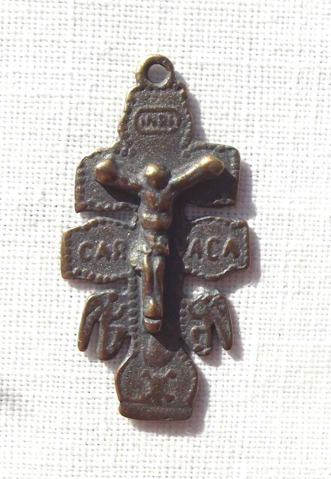 Bronze Small Caravaca Crucifix - Etsy