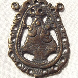 Bronze Latin American Center with Madonna and Child VP6211