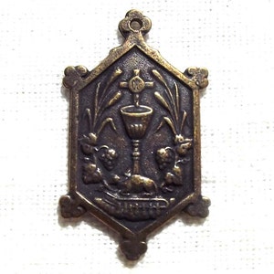 Allerheiligstes Eucharistie Agnus Dei Lamm Gottes Medaille Katholischer Rosenkranz Lieferteil VP590