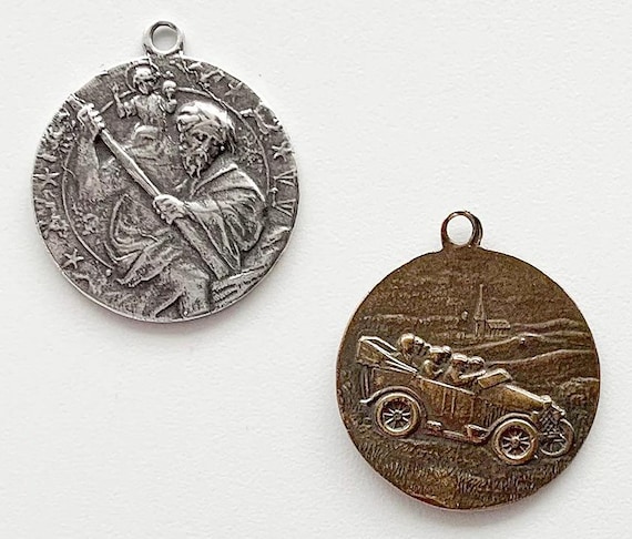 聖クリストファーのメダル 自動車運転者の守護聖人 堅信礼用 