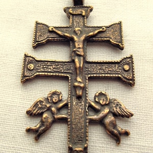Bronze Caravaca Crucifix