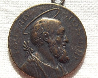St. Saint Joseph Medal Most Chaste Spouse Catholic Chaplet Rosary Medal