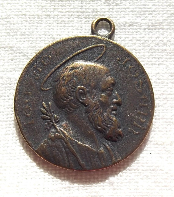 St. Saint Joseph Medal Most Chaste Spouse Catholic Chaplet Rosary Medal