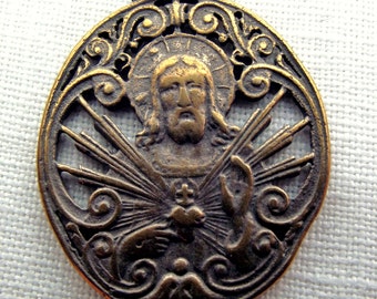 Bronze Sacred Heart Medal