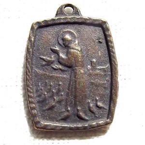 Saint St. Francis Medal Catholic Rosary Supply Part VP796