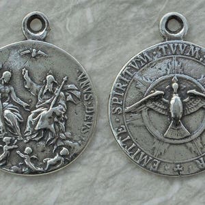 Bronze Holy Spirit and Holy Trinity Medal