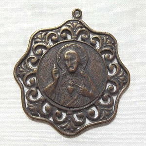 Bronze Sacred Heart Medal