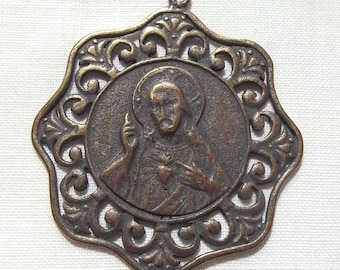 Bronze Sacred Heart Medal