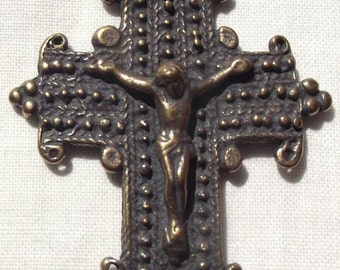 Bronze Coptic Crucifix