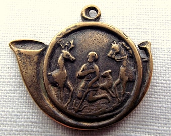 St. Hubert-medaille Conversie heilige hert Med