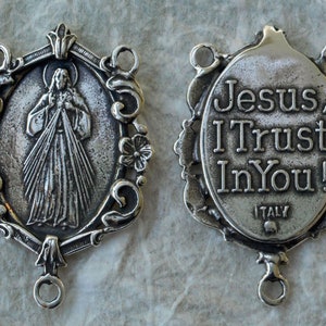 Bronze Divine Mercy Centerpiece