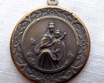 Bronze Our Lady of Mt. Carmel Medal