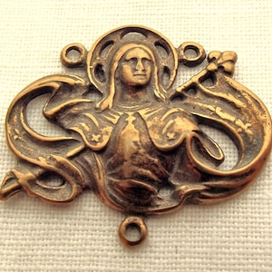 Bronze St. Joan of Arc Centerpiece