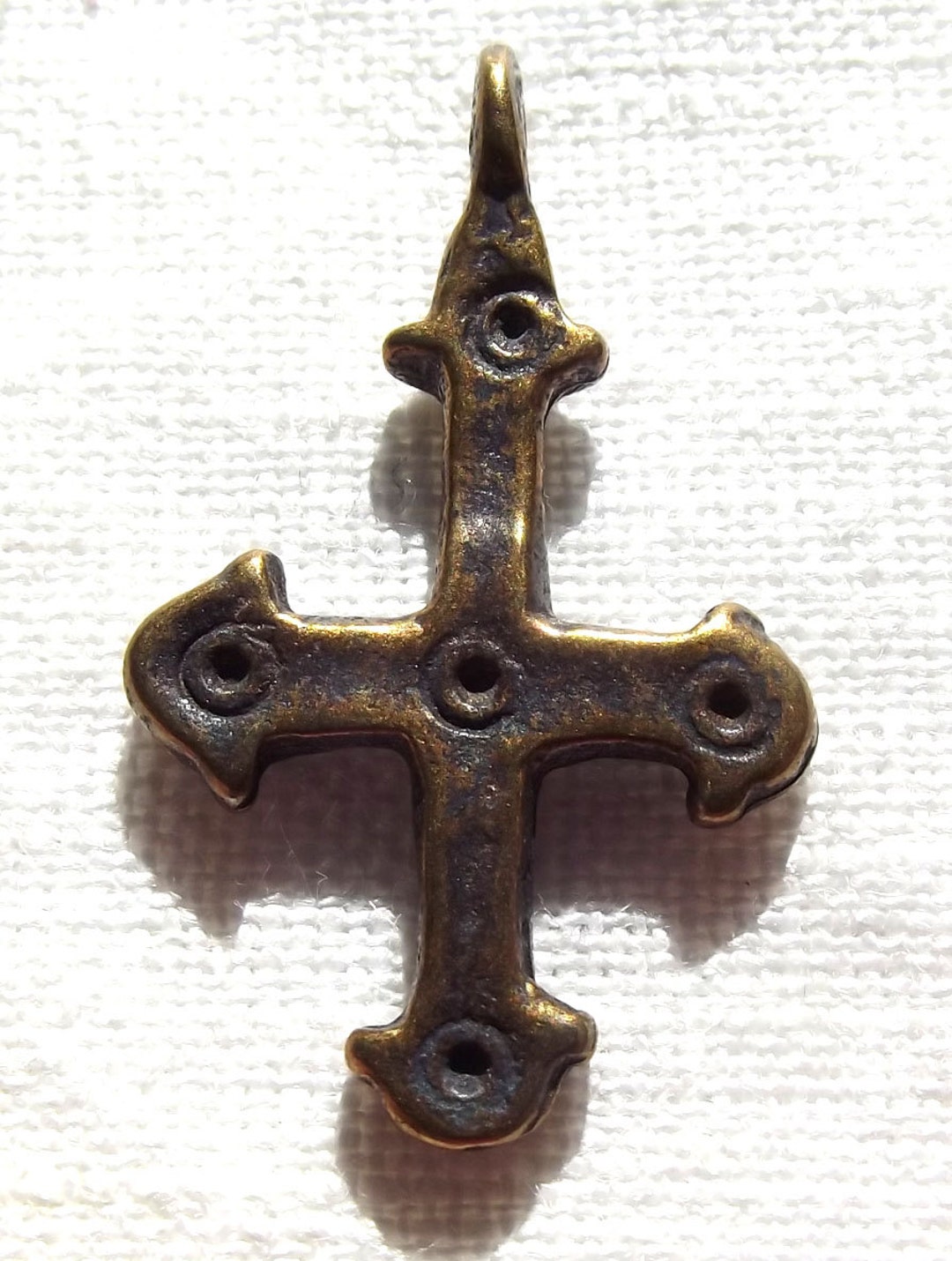 Bronze Coptic 5 Wounds of Christ Rosary Medal Catholic - Etsy