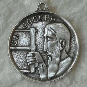 Médaille catholique Saint-Joseph ouvrier