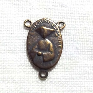St. Catherine of Laboure Rosary Centerpiece with Miraculous Medal Center Part Supply