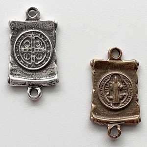 St Saint Benedict Link St Benedict Rosary Jewelry Parts Supplies