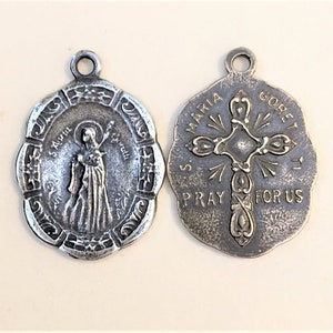 St Saint Maria Goretti Catholic Rosary Medal VP1377