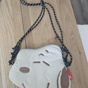 NWOT ROOTOTE Japan Snoopy Peanuts Crossbody Flat Pouch Purse Bag HTF Schultz