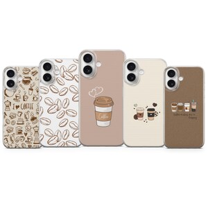 Coffee Phone case Cute Latte Lover Cover for iPhone 17 Pro Max 16 15 14 13 12 11 | Samsung S26 S25 S24 | Pixel 10 Pro XL 9 8 7 6