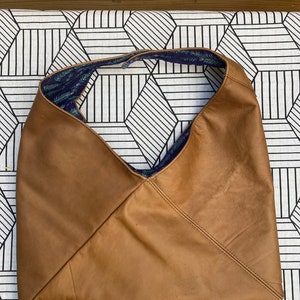 Bolso/bolso de hombro de cuero holgado