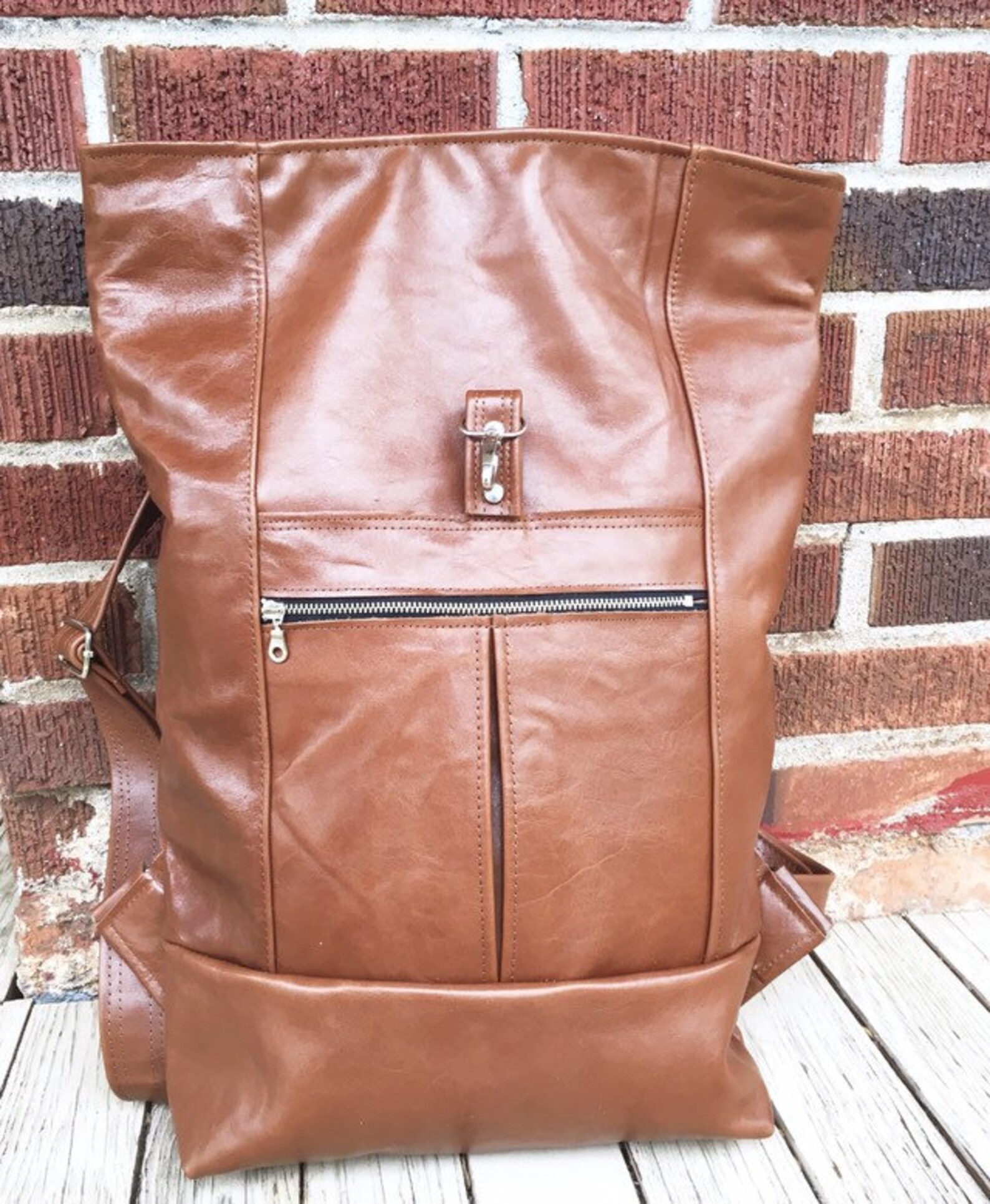 Premium Leather Range Backpack - Pattern by Noodlehead - Etsy