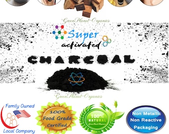 Super Activated Wood Charcoal Powder Food Grade (in Non Metallic Non Reactive Bag)