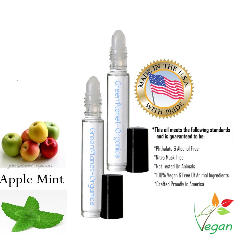 Apple Mint Fragrance Oil alcohol & Phthalate Free. Vegan and Etsy