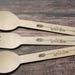 12- Wild One, Wooden Forks, Spoons, Knives, Hand Stamped, Utensils, 1st Birthday, Arrow, Boho chic, Where the Wild Things Are, Wild & three
