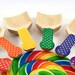 6 Larger Wooden Candy Scoops, Pick the Color or Rainbow Polka Dot Stamped, Candy Buffet, Wedding, Showers, Parties, Crafting