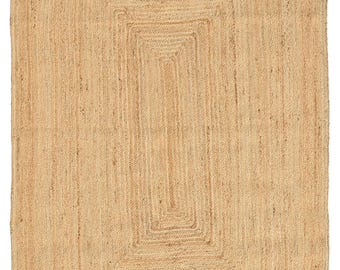 Raw Spiral Jute Rug