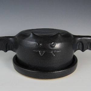 Butter dish - Butter Dish European Size with Lid and Handle - butter dish - ready to ship - ceramic