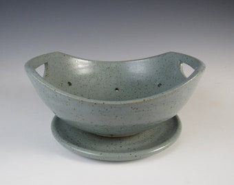 Berry bowl - pottery bowls -handmade - ceramic - colander -poppy bowls - kitchen